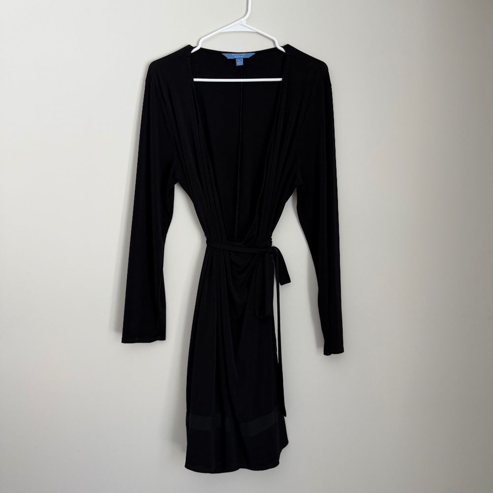 Simply Vera Vera Wang Black Wrap Dress – Size XL – Great for Work